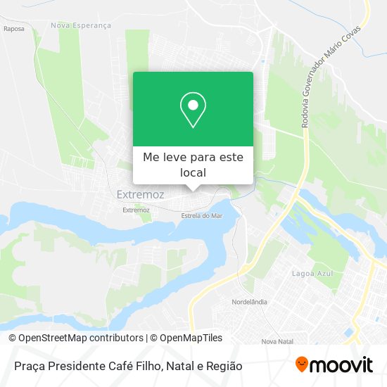 Praça Presidente Café Filho mapa