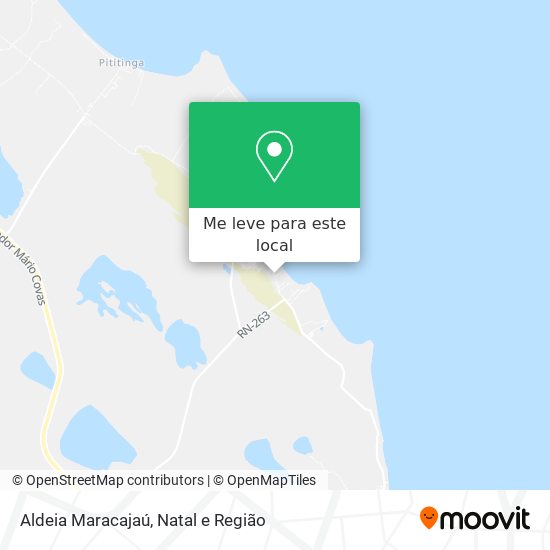 Aldeia Maracajaú mapa