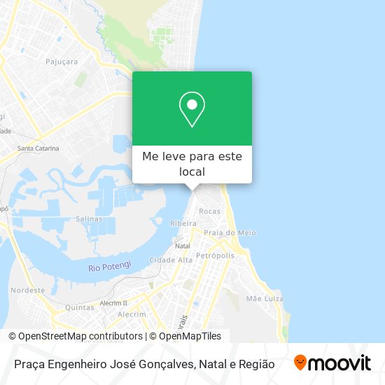 Praça Engenheiro José Gonçalves mapa