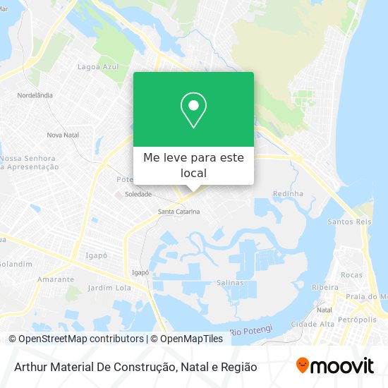 Arthur Material De Construção mapa