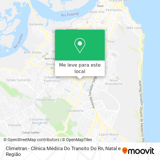 Climetran - Clínica Médica Do Transito Do Rn mapa