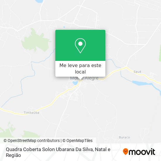 Quadra Coberta Solon Ubarana Da Silva mapa