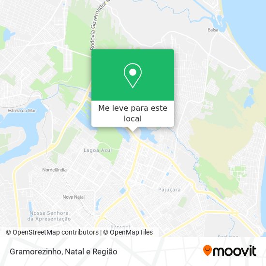 Gramorezinho mapa
