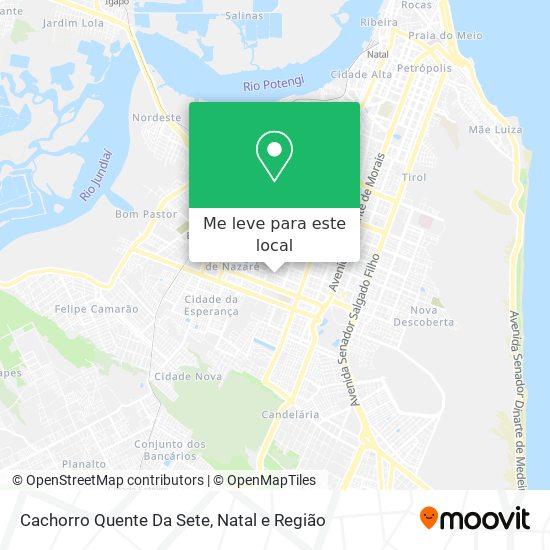 Cachorro Quente Da Sete mapa