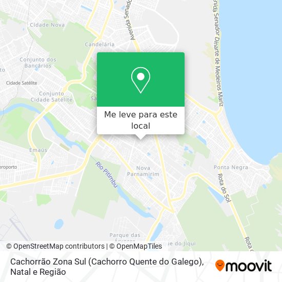 Cachorrão Zona Sul (Cachorro Quente do Galego) mapa