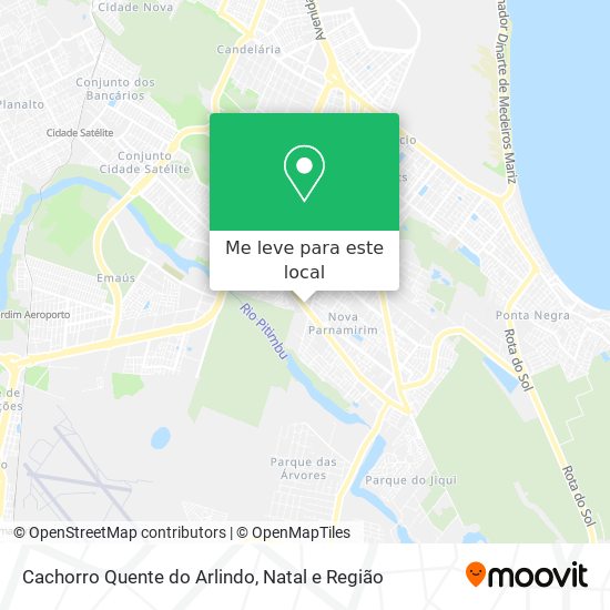 Cachorro Quente do Arlindo mapa