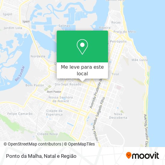 Ponto da Malha mapa