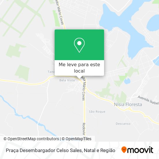 Praça Desembargador Celso Sales mapa