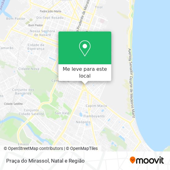 Praça do Mirassol mapa
