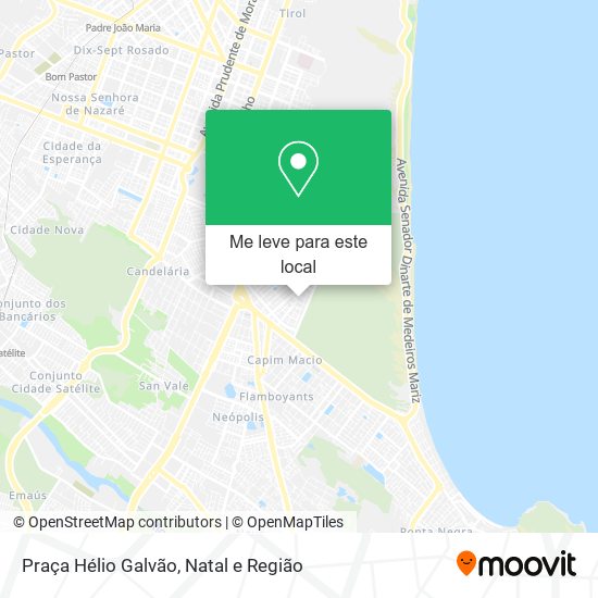 Praça Hélio Galvão mapa