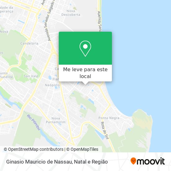 Ginasio Mauricio de Nassau mapa