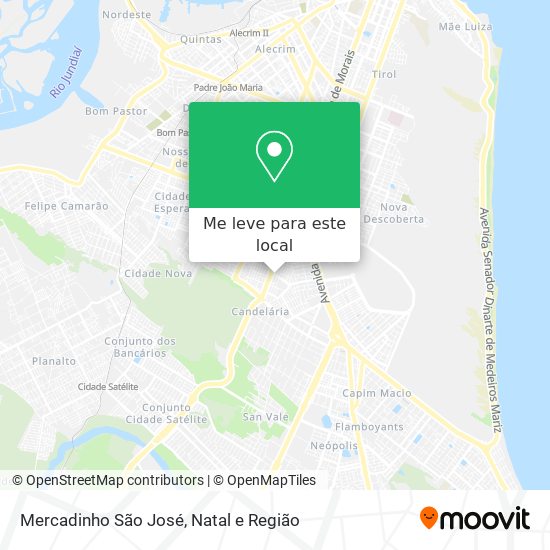 Mercadinho São José mapa