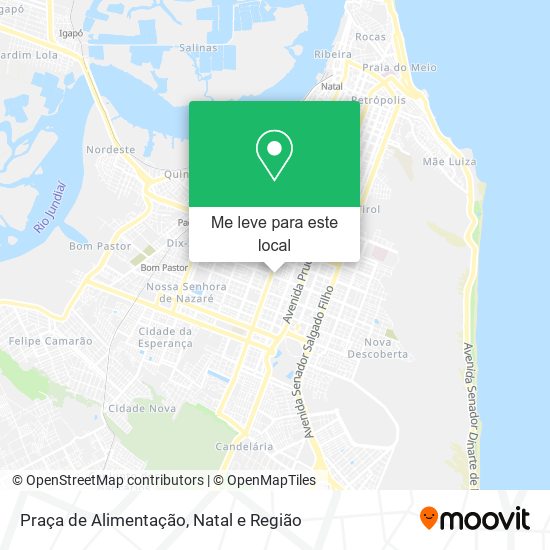 Praça de Alimentação mapa