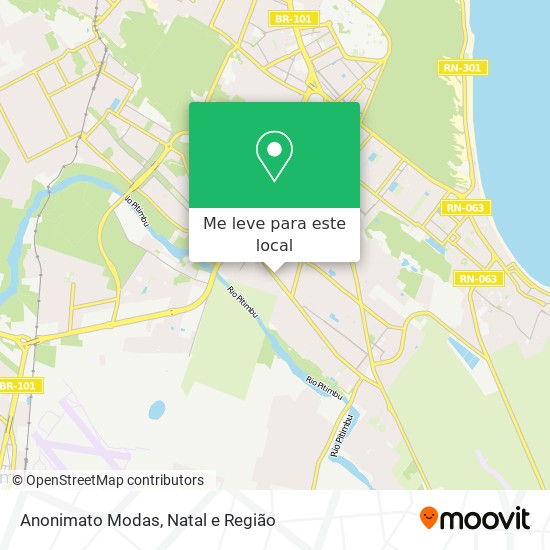 Anonimato Modas mapa