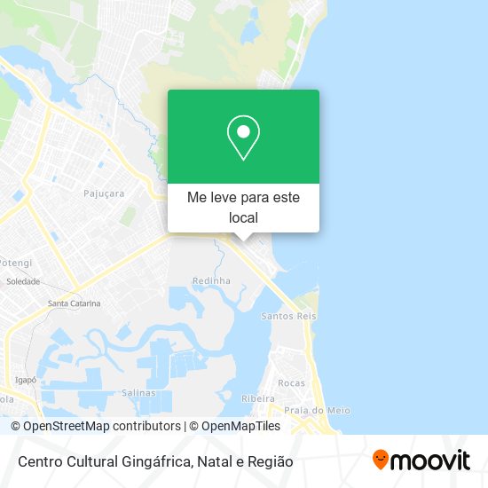 Centro Cultural Gingáfrica mapa