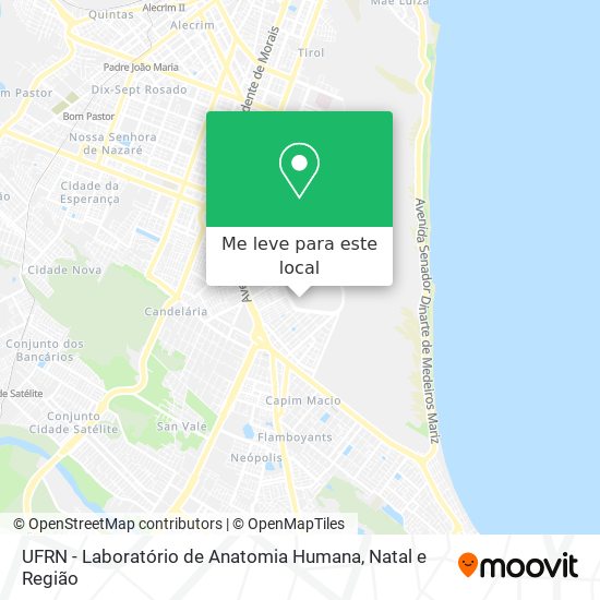 UFRN - Laboratório de Anatomia Humana mapa