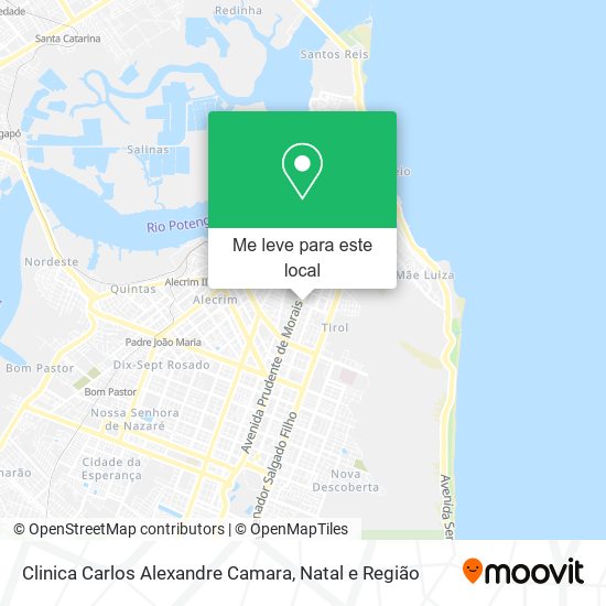 Clinica Carlos Alexandre Camara mapa