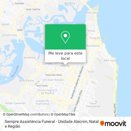 Sempre Assistência Funeral - Unidade Alecrim mapa