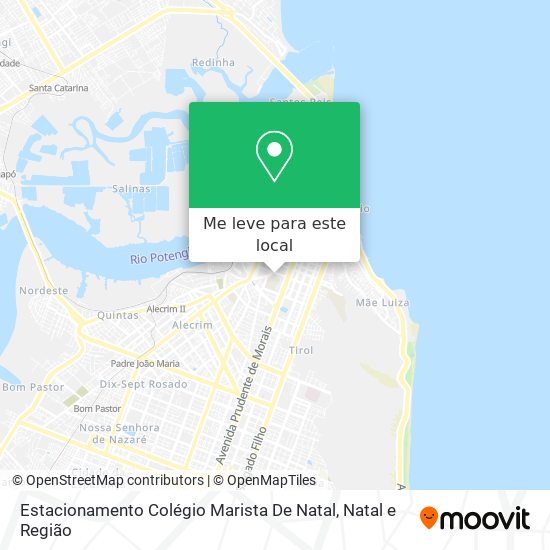 Estacionamento Colégio Marista De Natal mapa