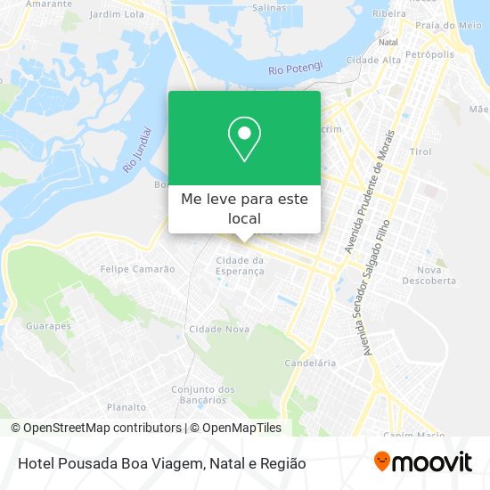 Hotel Pousada Boa Viagem mapa