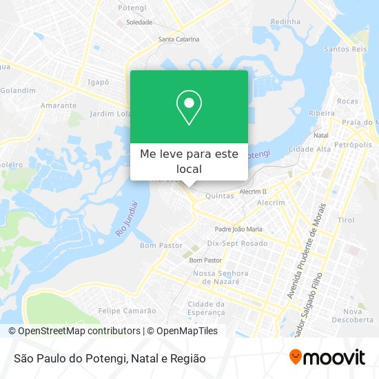 Como chegar até São Paulo do Potengi em Nordeste de Ônibus ou Trem?