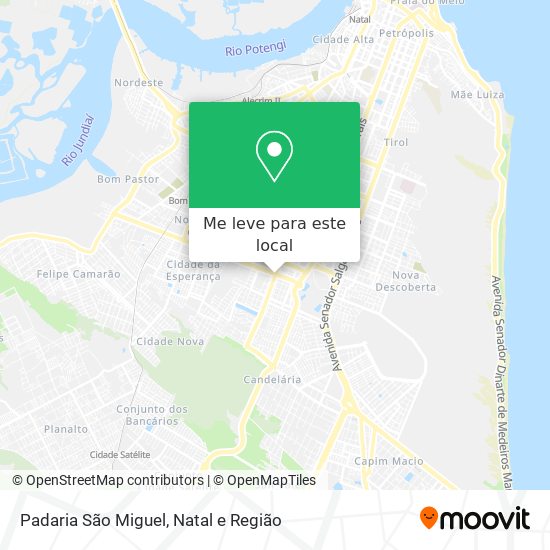 Padaria São Miguel mapa