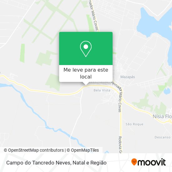 Campo do Tancredo Neves mapa