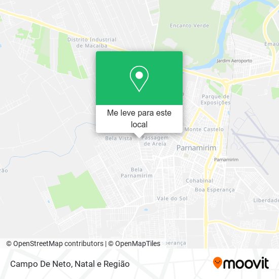 Campo De Neto mapa