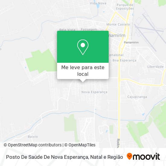 Posto De Saúde De Nova Esperança mapa