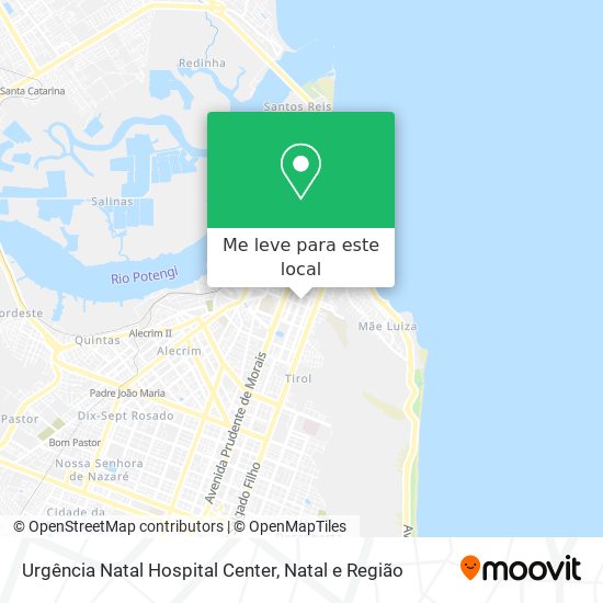 Urgência Natal Hospital Center mapa