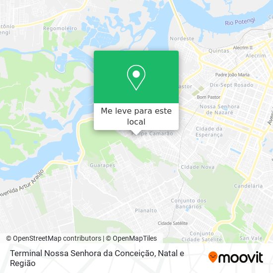 Terminal Nossa Senhora da Conceição mapa