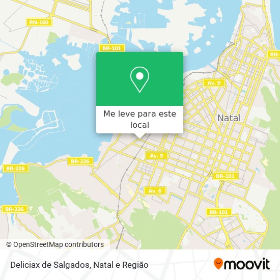 Deliciax de Salgados mapa