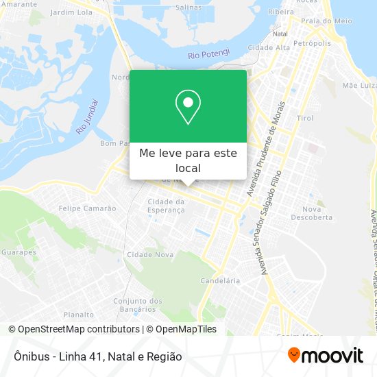 Ônibus - Linha 41 mapa