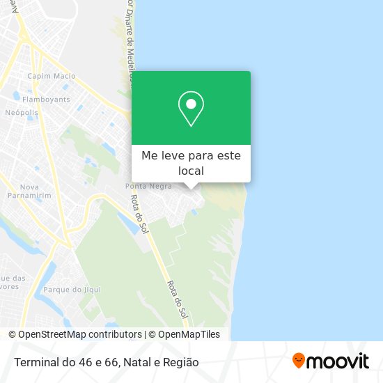 Terminal do 46 e 66 mapa