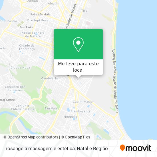 rosangela massagem e estetica mapa