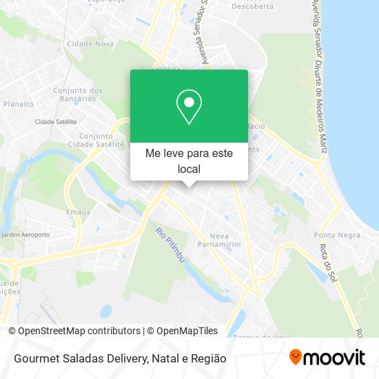 Gourmet Saladas Delivery mapa