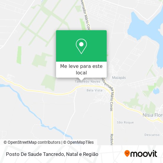 Posto De Saude Tancredo mapa