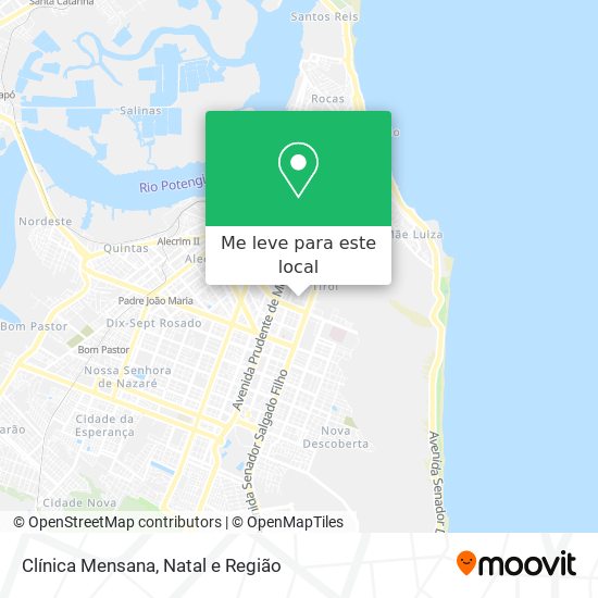 Clínica Mensana mapa