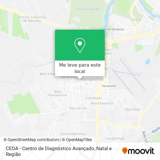 CEDA - Centro de Diagnóstico Avançado mapa