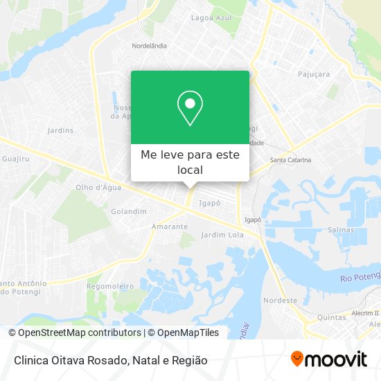 Clinica Oitava Rosado mapa