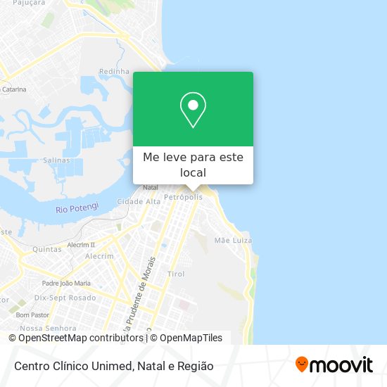 Centro Clínico Unimed mapa