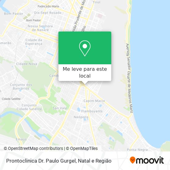 Prontoclinica Dr. Paulo Gurgel mapa