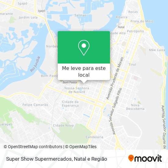 Super Show Supermercados mapa