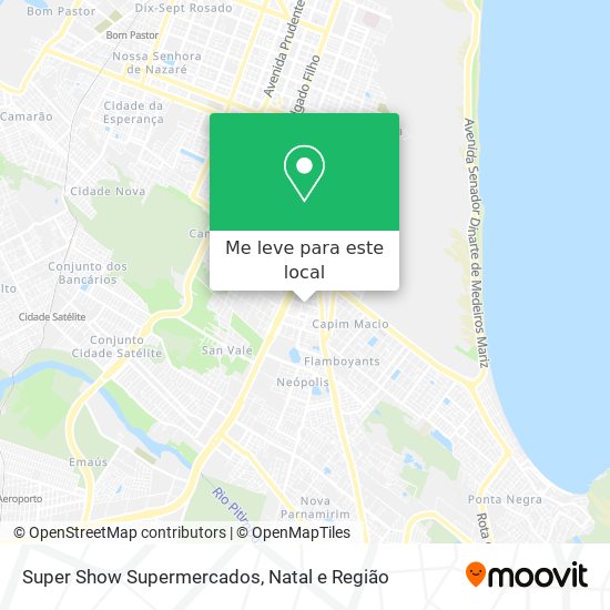 Super Show Supermercados mapa