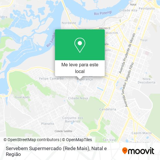 Servebem Supermercado (Rede Mais) mapa