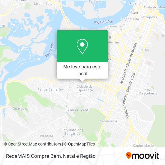 RedeMAIS Compre Bem mapa