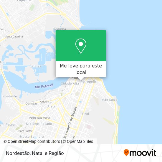 Nordestão mapa