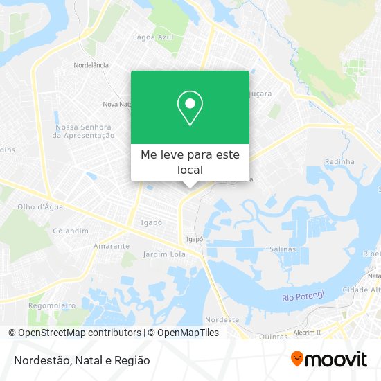 Nordestão mapa