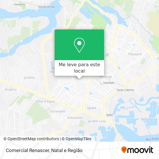 Comercial Renascer mapa