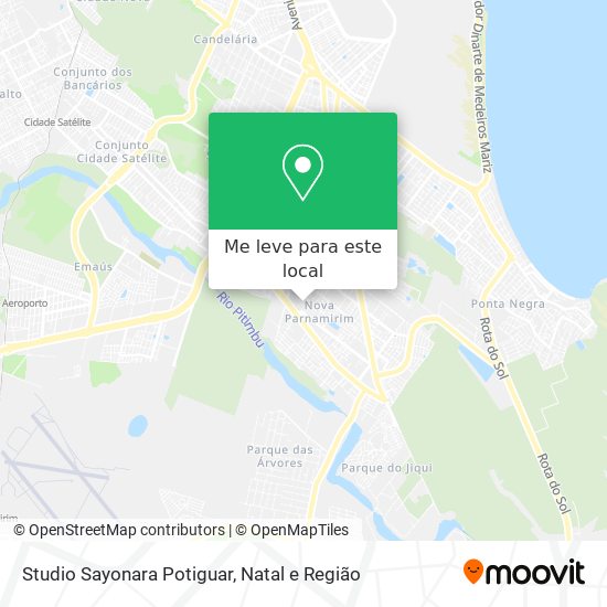 Studio Sayonara Potiguar mapa